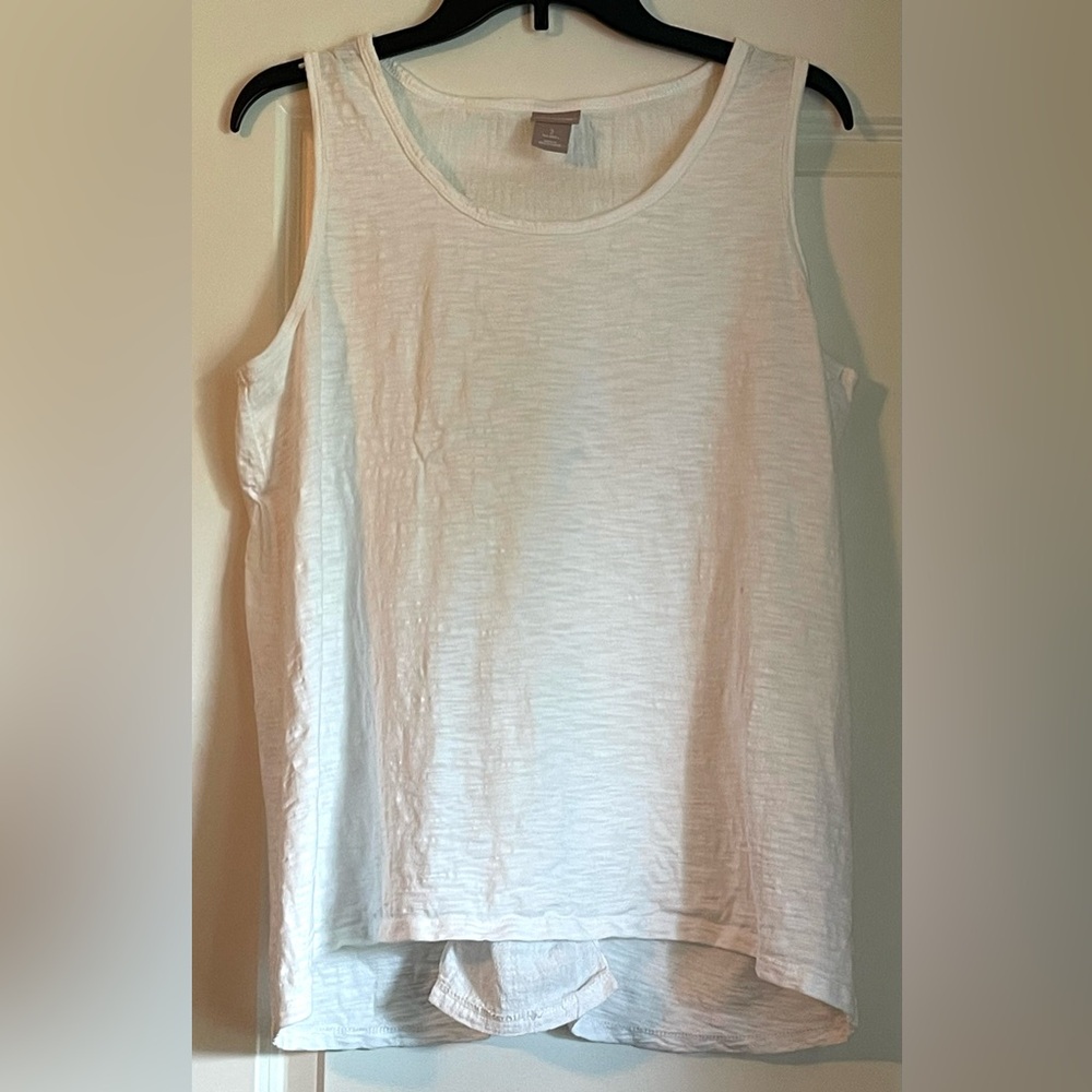 Chico's Classic White Tank Top Size Chico’s 2 (L)